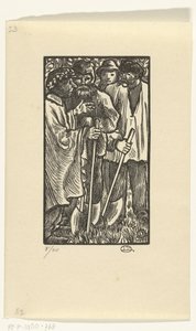 Holzfäller von Lucien Pissarro