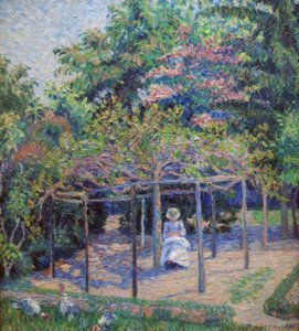 Die Truthähne (oder Esther im Garten, Eragny)