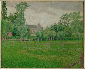 Die Kirche von Gisors von Lucien Pissarro