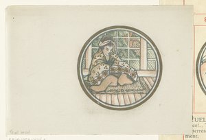 Sitzende japanische Frau von Lucien Pissarro