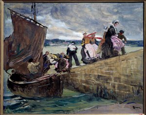 Der Schmuggler in Sainte Marine in der Bretagne