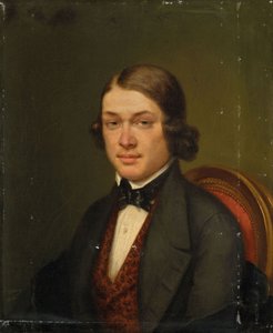 Porträt des Komponisten Robert Schumann 1810-1856, 1842
