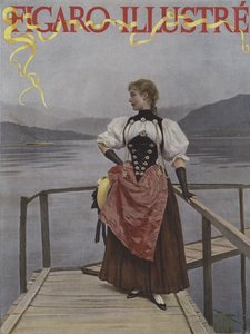 En Suisse (In der Schweiz). Titelblatt von Le Figaro Illustre, Juli 1893