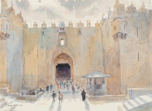 Das Damaskustor, Jerusalem von Lucy Willis