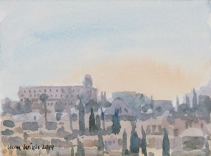 Das King David Hotel, Sonnenuntergang, Jerusalem