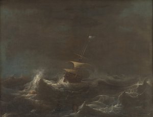 Ein Sturm von Ludolf Bakhuizen