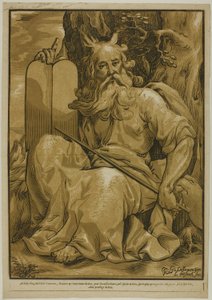 Moses mit den Gesetzestafeln von Ludolph Büsinck