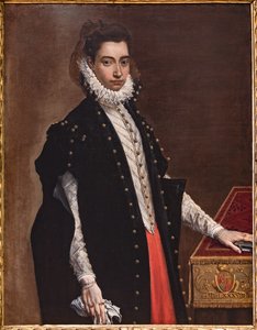 Fontanellato, Labirinto della Masone, Franco Maria Ricci Kunstsammlung: Porträt von Lucrezia Bentivoglio Leoni