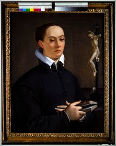 Dame mit Kruzifix