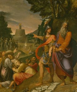 Moses zerbricht die Gesetzestafeln