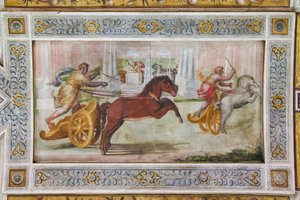 Das Rennen der Quadriga (Detail) von Ludovico Settevecchi