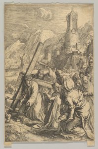 Christus trägt das Kreuz, aus Die Passion Christi