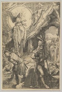 Die Auferstehung, aus Die Passion Christi, ca. 1623 von Ludovicus Siceram