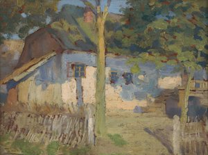 Vorderseite des Hauses
