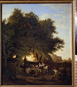 Am Brunnen von Ludwig Adrian Richter