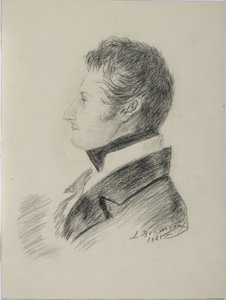 Porträt von Graf Matvey Yuryevich Vilyegorsky 1794-1866, 1821