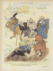 Kongress-Ju-Jitsu. Illustration für Le Rire