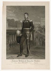 Friedrich Wilhelm III. auf der Place de la Concorde