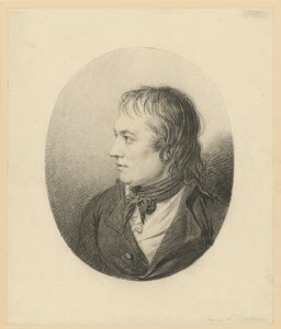 Männliches Brustbild im Medaillon von Ludwig Buchhorn