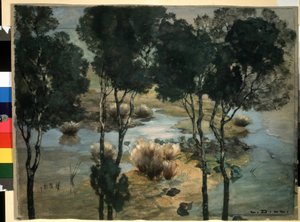 Landschaft von Ludwig Dill