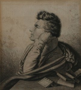 Porträt des Dichters Heinrich Heine 1797-1856, 1827