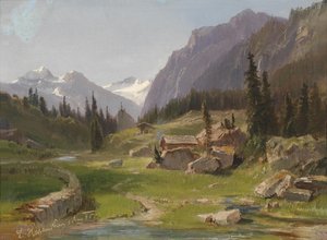 Idyllische Gebirgslandschaft