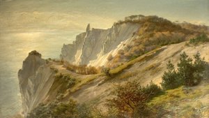 Herbstansichten der Mons-Klippe, Dänemark, 1882 von Ludwig Hans Fischer