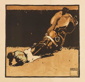 Aus dem Portfolio Turf. Zwölf Pferderennbilder, 1909