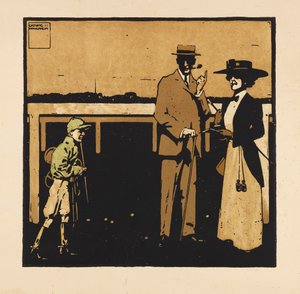 Aus dem Portfolio Turf. Zwölf Pferderennbilder, 1909