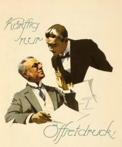 Künftig nur Offsetdruck!