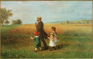 Sonntäglicher Spaziergang von Ludwig Knaus