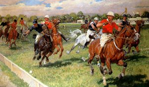 Ein Polospiel, 1911