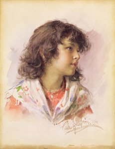 Kopf eines Mädchens, 1886