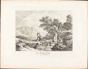 Der Lattenberg bei Salzburg von Ludwig Richter