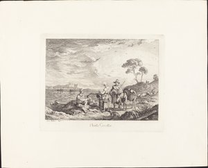 Monte Circello von Ludwig Richter