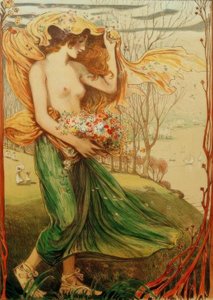 Flora (Verlobungsbild) von Ludwig von Hofmann