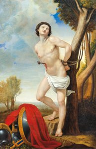 Martyrium des Hl. Sebastian, von Luigi Asioli (1817-77) von Luigi Asioli