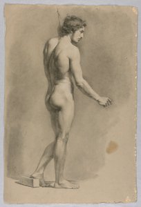 Männlicher Akt von Luigi Calamatta