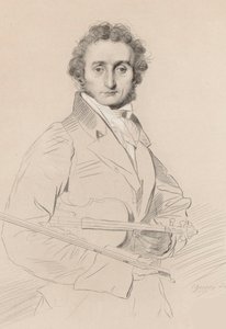 Porträt von Niccolò Paganini 1782-1840, 1830