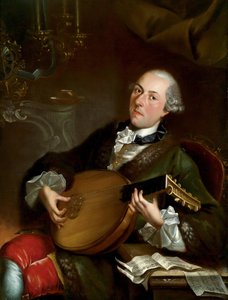 Porträt des Komponisten Filippo Della Casa 1737-1810 von Luigi Crespi