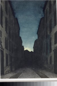 Eine Straßenperspektive