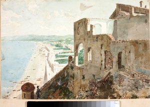 Blick über den Stadtteil Sampierdarena in Genua von Luigi Garibbo