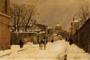 Eine Straße in der Nähe von Les Invalides, Paris von Luigi Loir