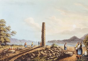 Die Überreste des Hera-Tempels in Samos