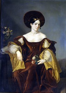 Maria de la Felicidad Malibran (1808-1836) Gemälde von Luigi Pedrazzi. Museo della Scala in Mailand