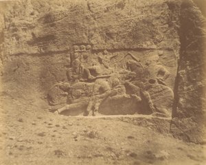 4 [Naksh-i Rustam, in der Nähe von Persepolis], 1840er-60er Jahre von Luigi Pesce