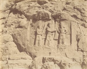 Tag-e Bustan, Krönungszeremonie von Shapour II, Kermanshah