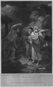 König Lear. Akt III. Szene IV, 1792 von Luigi Schiavonetti