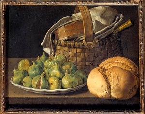 Stillleben mit Feigen von Luis Egidio Menendez or Melendez