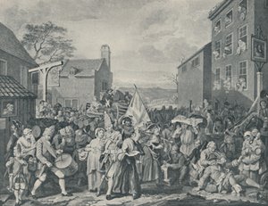 Der Marsch der Wachen nach Schottland, 1745, 1920 von Luke Sullivan